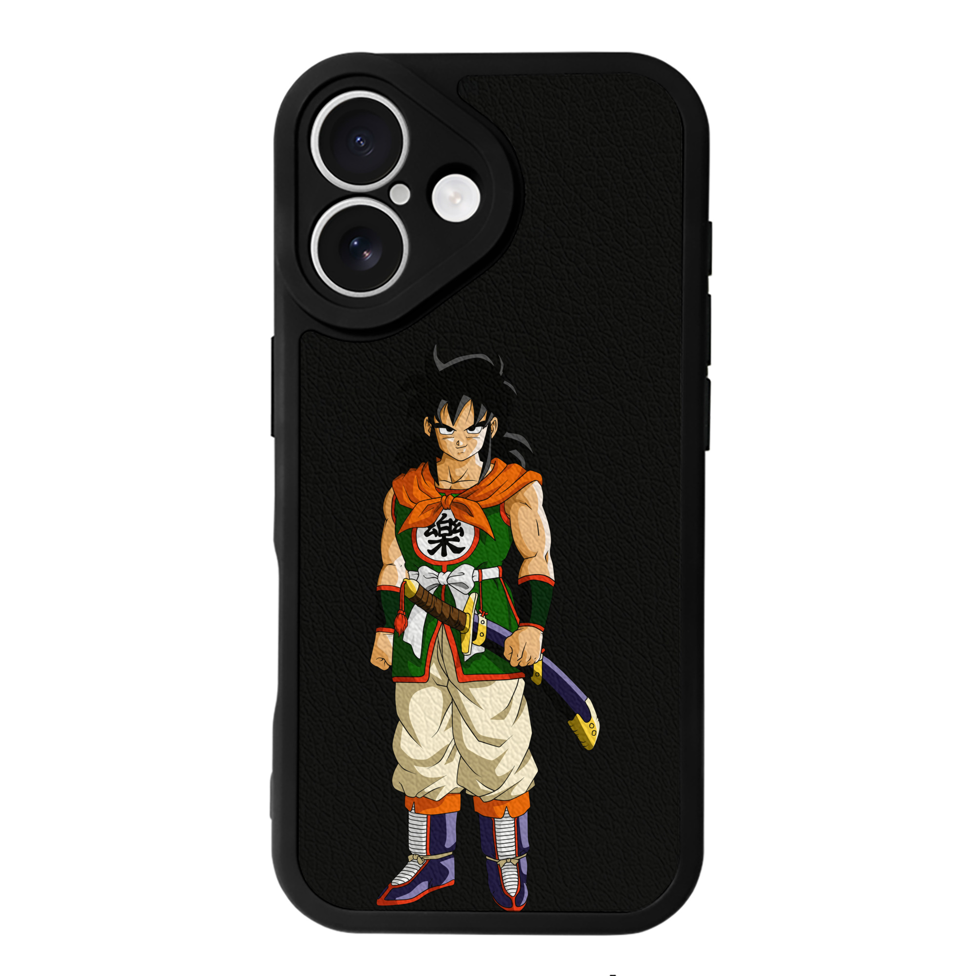 （画像用） ドラゴンボール ヤムチャ DRAGON BALL Yamcha 【iPhone 16シリーズ対応】シリコンスマホケース（レザー調） 材質：シリコン